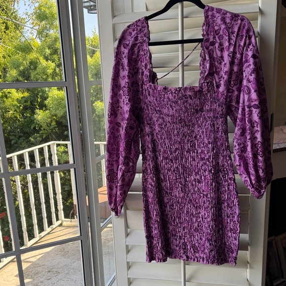 Free People Dresses & Skirts - Free People Purple Long Sleeve Dress